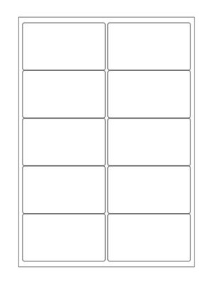rectangle labels 10 per sheet el1099