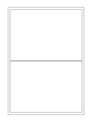 rectangle labels 2 per sheet el2199p