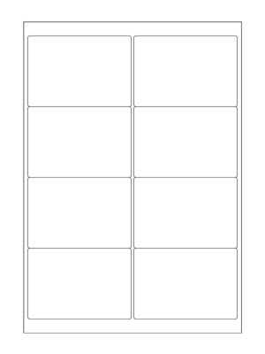 rectangle labels 8 per sheet el899
